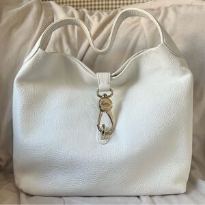 🤍🤍Dooney & Bourke White Leather Hobo